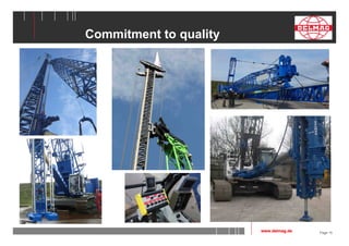 Page 15 
Commitment to quality 
www.delmag.de 
 