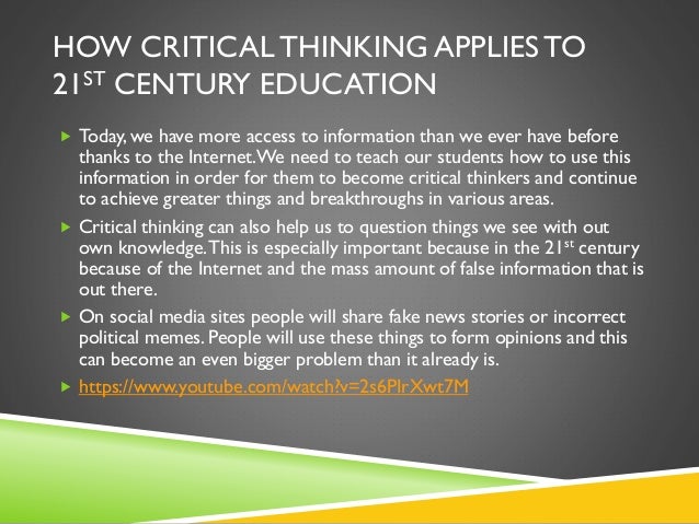Critical thinking curriculum picture