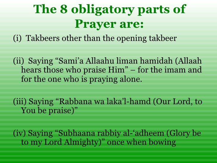 prayer parts 5 of (Pillars makes your (prayer) What Salaah invalid?