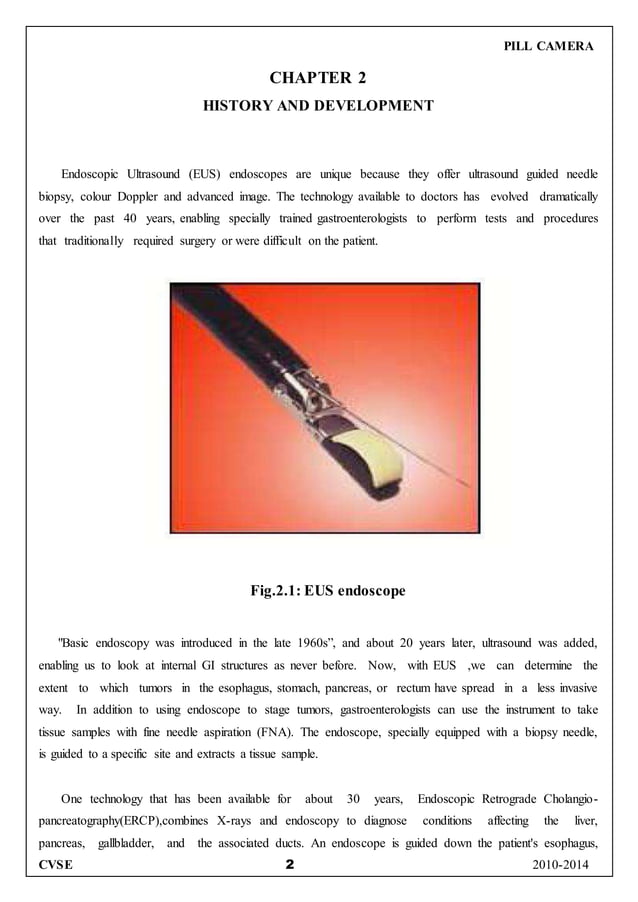 Pill camera documentation PDF