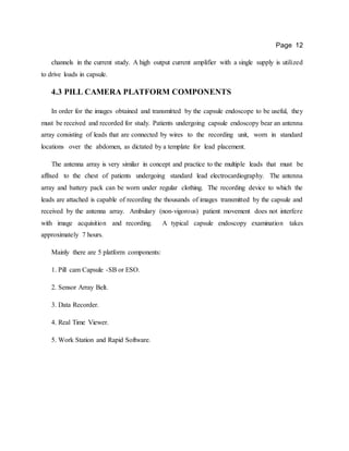 Pill camera documentation | DOCX