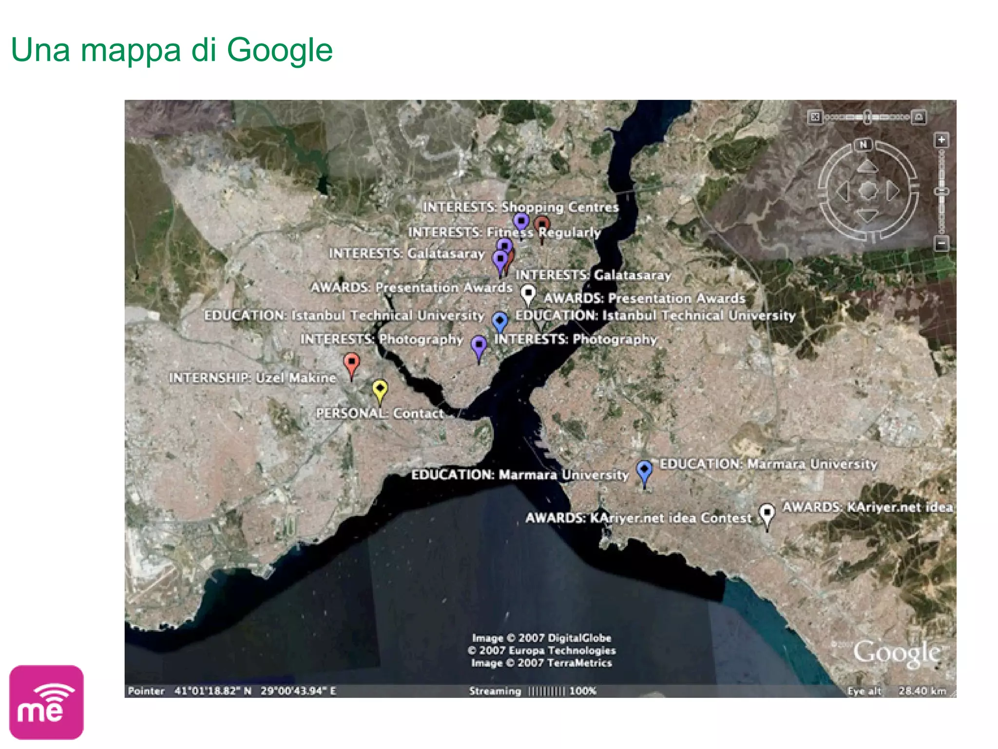 Una mappa di Google
 