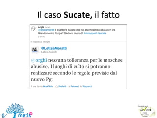 Il caso Sucate, il fatto
20
 