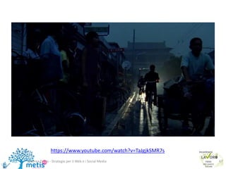 Andrea Zironi - Strategie per il Web e i Social Media 47
https://www.youtube.com/watch?v=TaJgjkSMR7s
 