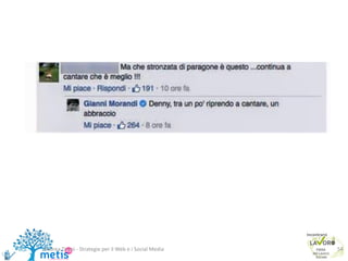 Andrea Zironi - Strategie per il Web e i Social Media 54
 