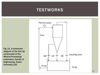 Psd Cyclone Stack Testing Pilot plant testing for hydrocyclone design | PPTX