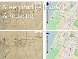 Meervoudige invoer
& redactie
 