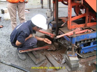 UBICACI
UBICACIÓ
ÓN DEL SONDAJE S
N DEL SONDAJE S –
– 2
2
 