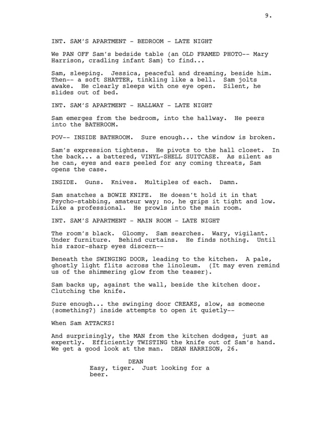 Pilot Script (Final Network Draft)