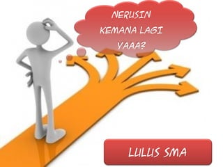 NERUSIN
KEMANA LAGI
YAAA?

LULUS SMA

 