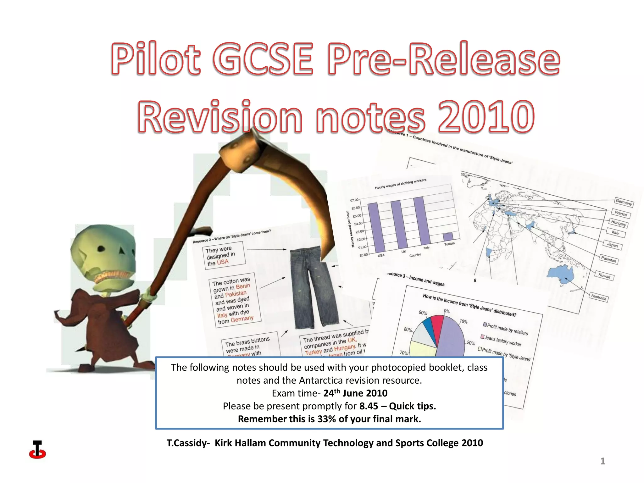 OCR Pilot Geography Revision notes 2010 PPT