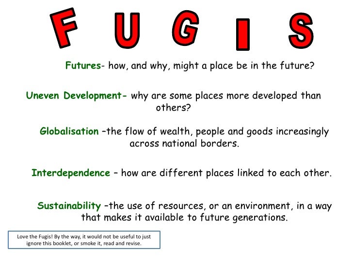 OCR Pilot Geography Revision notes 2010