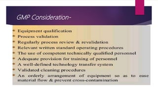 GMP Consideration-
 