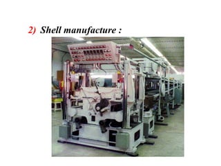 2) Shell manufacture :
 