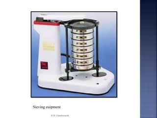 Sieving euipment
D. R. Chandravanshi
 