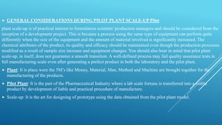 PILOT PLANT SCALE-UP TECHNIQUES ppt.pptx