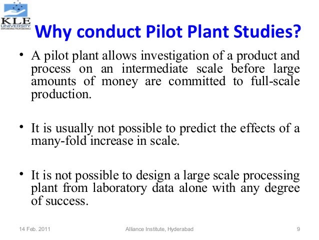 pilotplant