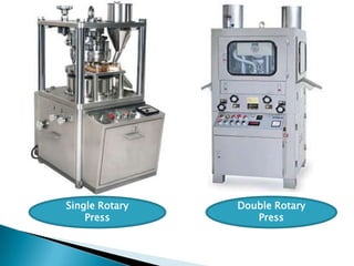 Single Rotary   Double Rotary
    Press          Press
 