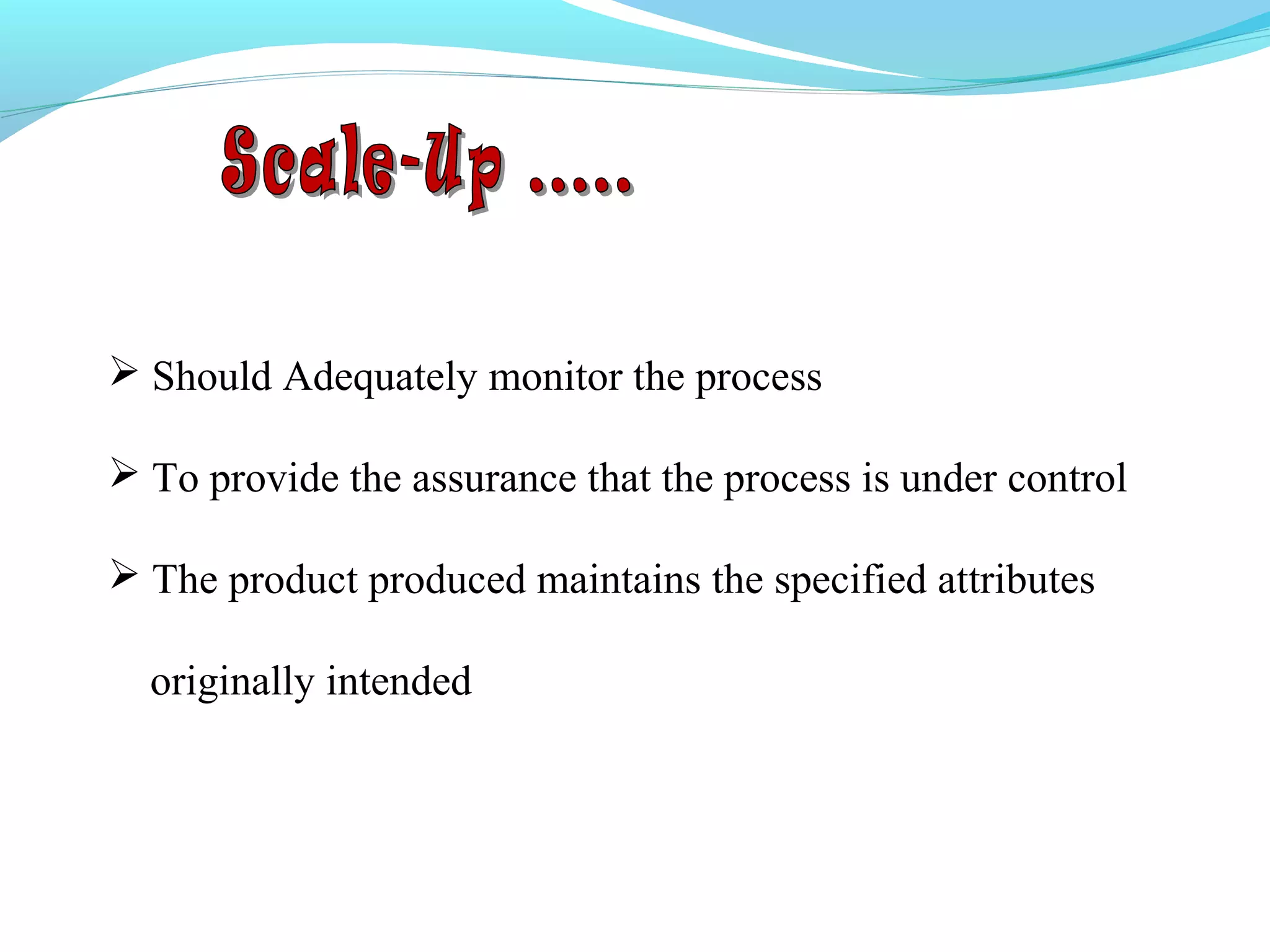 Pilot plant & scale up techniques | PPT
