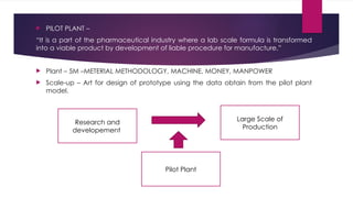 Development Process Prototype Pilot Comprehensive Techniques for Pilot Plant Scale-Up in Pharmaceutical ...