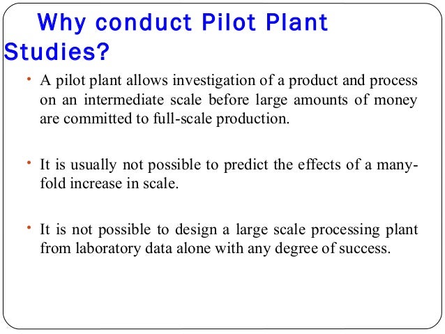 pilotplant