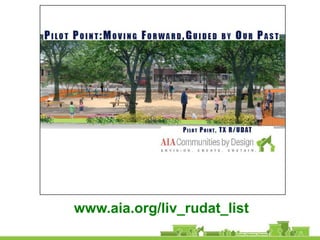www.aia.org/liv_rudat_list
 