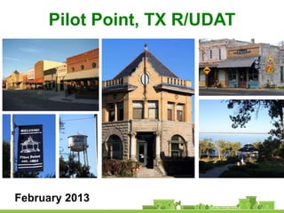 Pilot Point, TX R/UDAT




February 2013
 