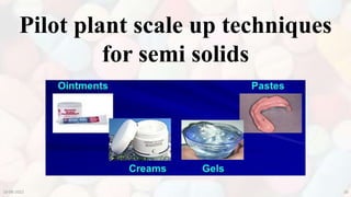 Pilot plant scale up techniques
for semi solids
10-08-2022 26
 