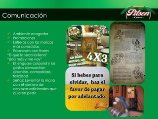 Hombres de 25 a 45 años del NSE B y C solteros y/o casados que
trabajan y/o estudian y que buscan compartir momentos de amistad.
En un Jueves de Patas , una de las
actividades que frecuenta realizarse es
la de reunirse para jugar fulbito en
canchas de gras sintético.
En estas Canchas, hay ambientes
pequeños donde al terminar el juego
pueden conversar y tomar alguna
bebida.
Muchos de ellos suelen coordinar para
poder seguir Compartiendo en otro
lugar.
Esa Coordinación suele llevar tiempo y
no todos llegan al siguiente punto de
encuentro.
 
