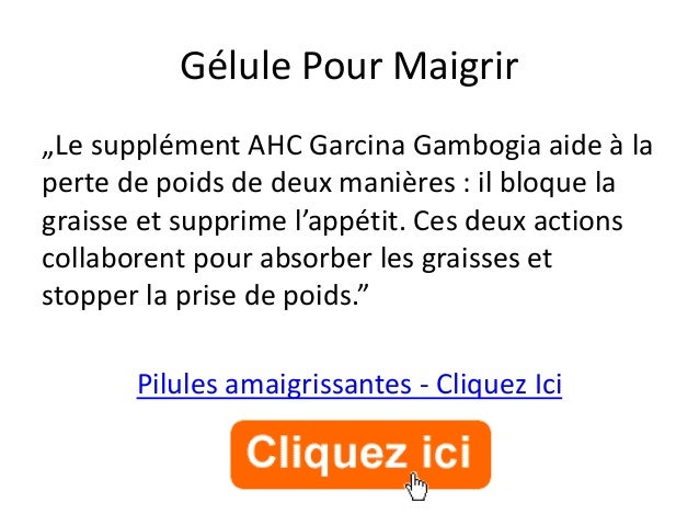 Pilule pour maigrir Pilule pour maigrir