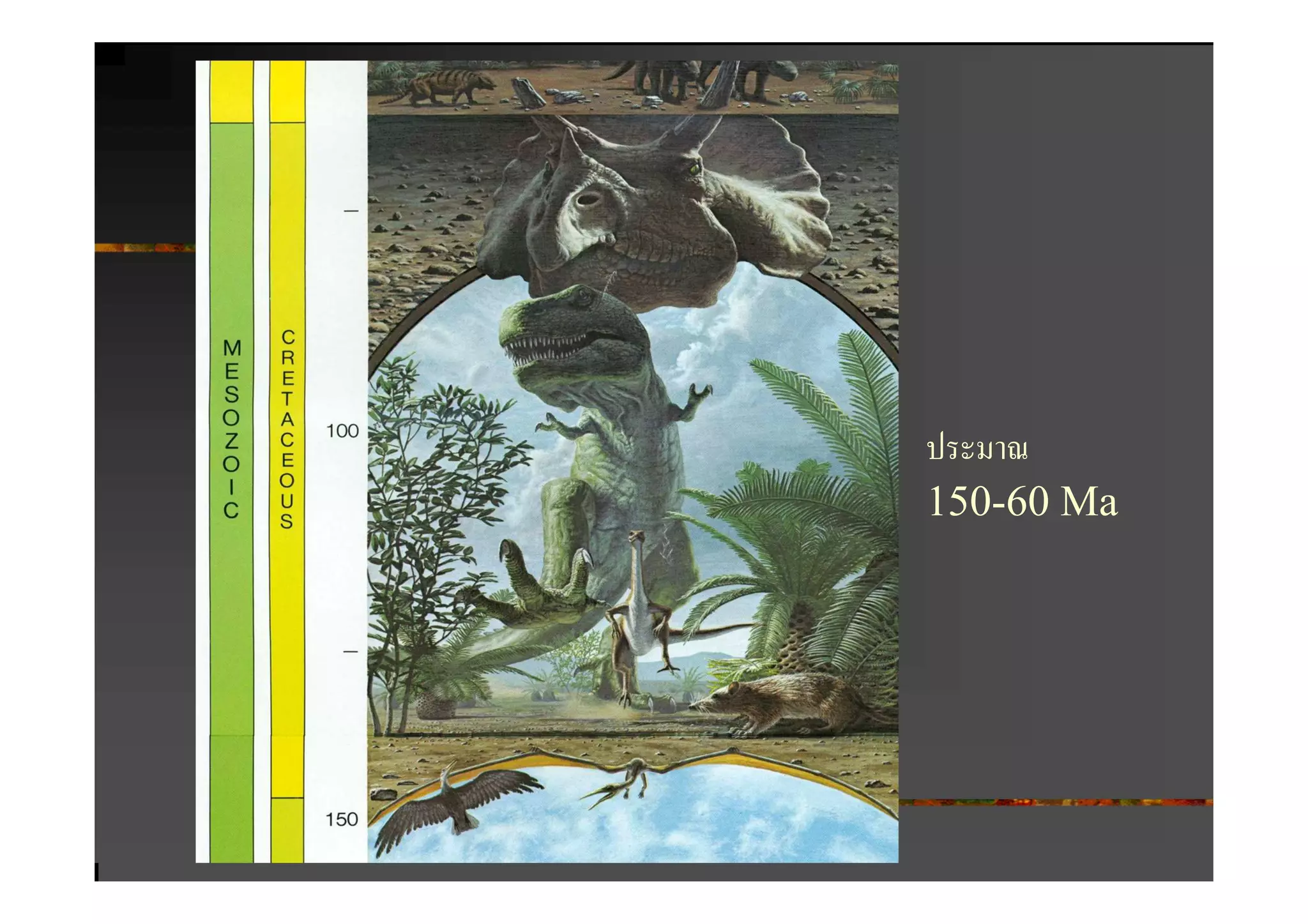 ประมาณ
150-60 Ma
 