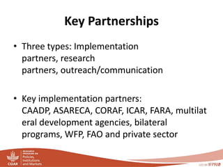 PIM - Presentation for Discussion with Donors and Partners - June 2013
