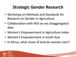 PIM - Presentation for Discussion with Donors and Partners - June 2013