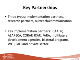 PIM - Presentation for Discussion with Donors and Partners - June 2013