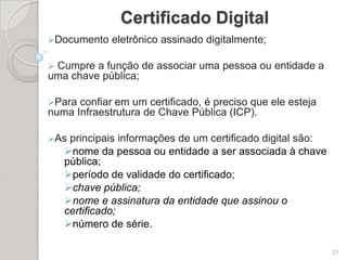 Mecanismos de compartilhamento das informações;