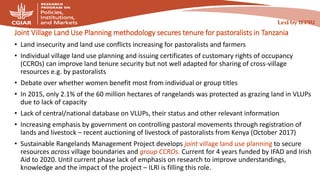 Governance of natural resources 