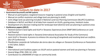 Governance of natural resources 