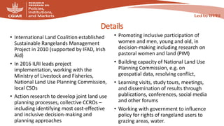 Governance of natural resources 