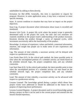 Mastering Project Management with PMBOK Guide 6th Edition: A Comprehensive Presentation