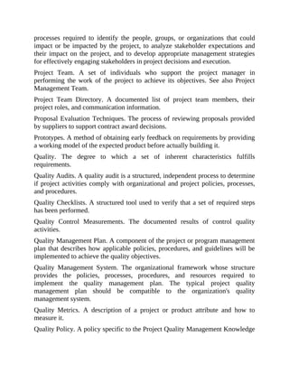 Mastering Project Management with PMBOK Guide 6th Edition: A Comprehensive Presentation