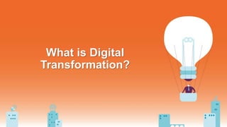 What is Digital
Transformation?
 