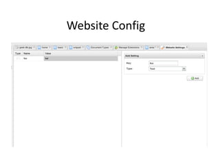 Website Config
 