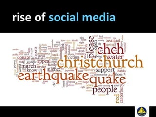 rise of social media
 