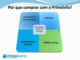 Por que comprar com a PrimeInfo?
 