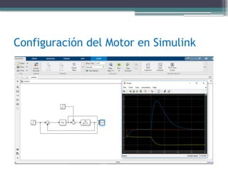 Configuración del Motor en Simulink
 