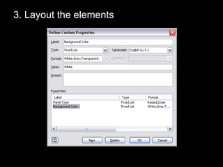 3. Layout the elements 