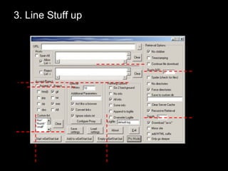 3. Line Stuff up  
