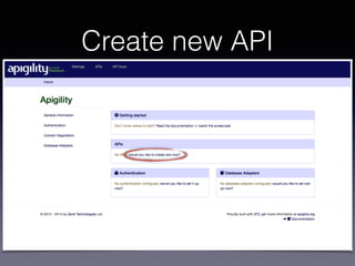 Create new API 
 