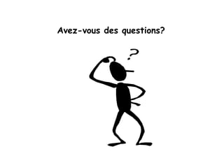 Avez-vous des questions?
 