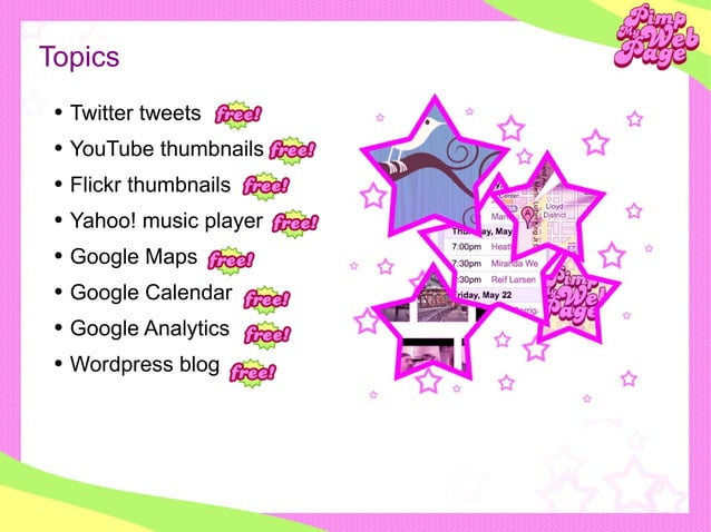 Pimp My Web Page PPT